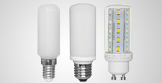 LED-Röhrenlampen E14 / E27 / GU10 / B15d