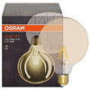 LED-Lampe Globe, gold, E27/4W(35W) L 168, Ø 124