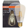 LED-Lampe Edison-Form, gold, E27/4W(35W)