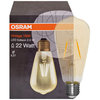 LED-Lampe Edison-Form, gold, E27/2,5W(22W)