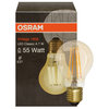 LED-Lampe, AGL-Form, gold, E27/7W (55W), 2500K