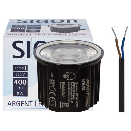 LED-Modul, ARGENT, PAR/MR16, 5,5W, 370 lm 2800K 36°