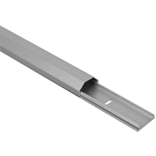 Aluminium-Kabelkanal halbrund  L 1.100, B 33, H 18 mm - silber