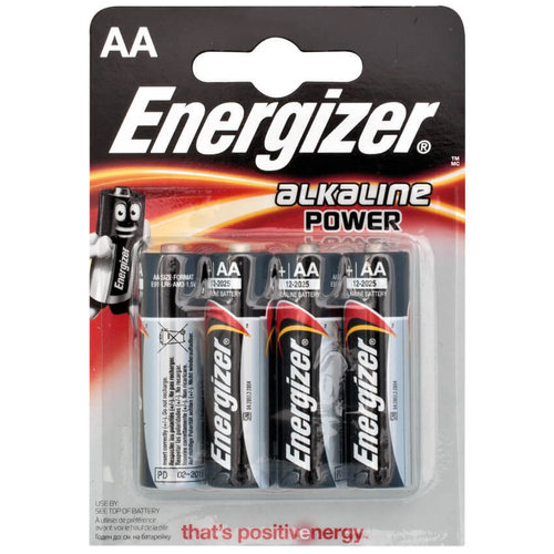 Batterie, Alkali-Mangan, Blisterware Mignon, LR6, AA 1,5V | VE: 4