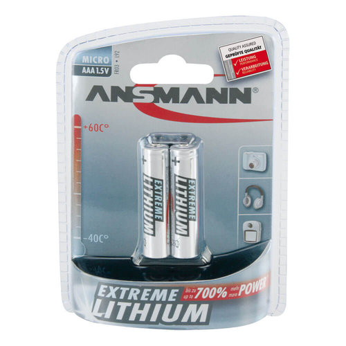 Batterie, EXTREME LITHIUM Micro, FR03, L92 1,5V | VE: 2