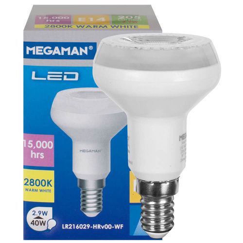 LED-Reflektorlampe, R50, E14/2,9W (40W), 205 lm, 2800K
