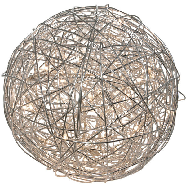 Drahtball, 100 warmweiße LEDs, Ø 400 mm