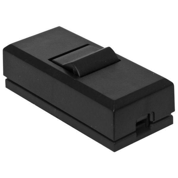 Mini-Schnur-Zwischenschalter, 250V/2(1)A schwarz