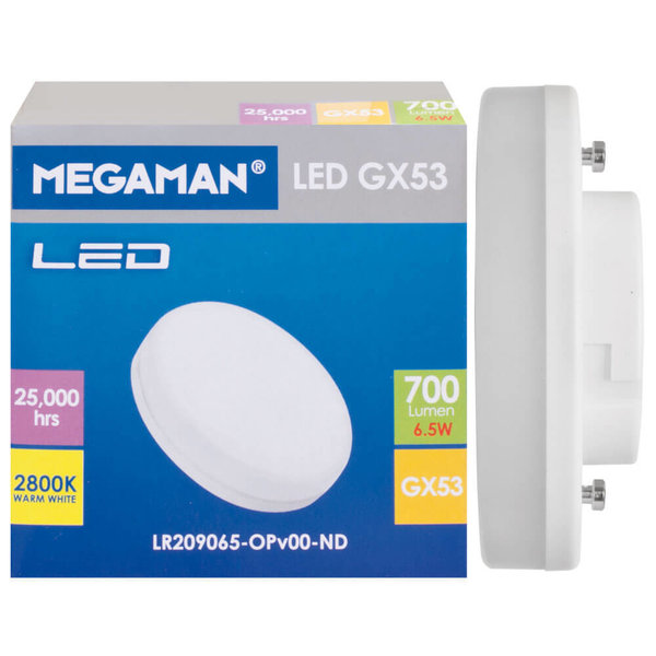 LED-Reflektorlampe, GX53 6,5W, 700 lm 4000K