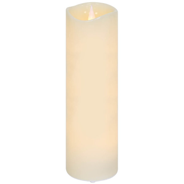 Kerze, GRANDE, 1 warmweiße LED H 360, Ø 120 mm