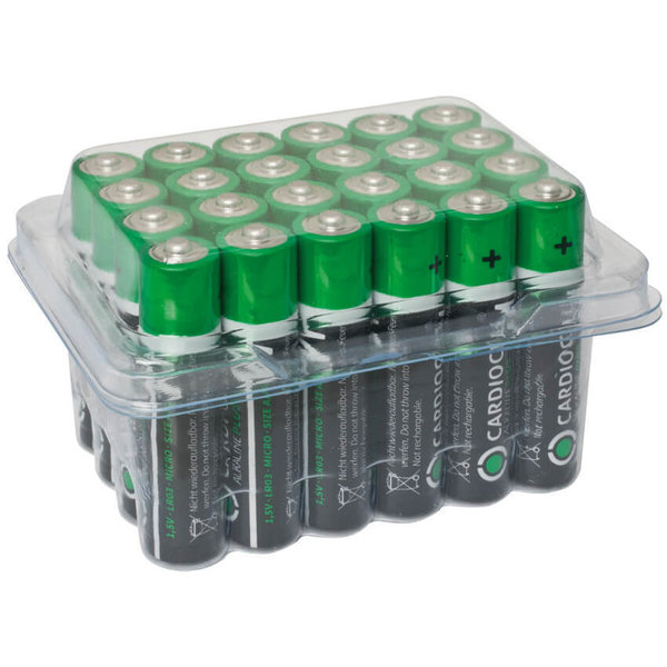 Batterie, Alkaline, in Klarsichtbox  	Micro, LR3, AAA 1,5V | VE: 24