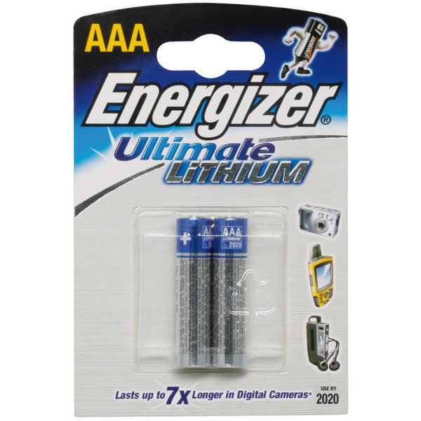 Batterie, Lithium, ULTIMATE, Blisterware Micro, L92, AAA 1,5V | VE: 2